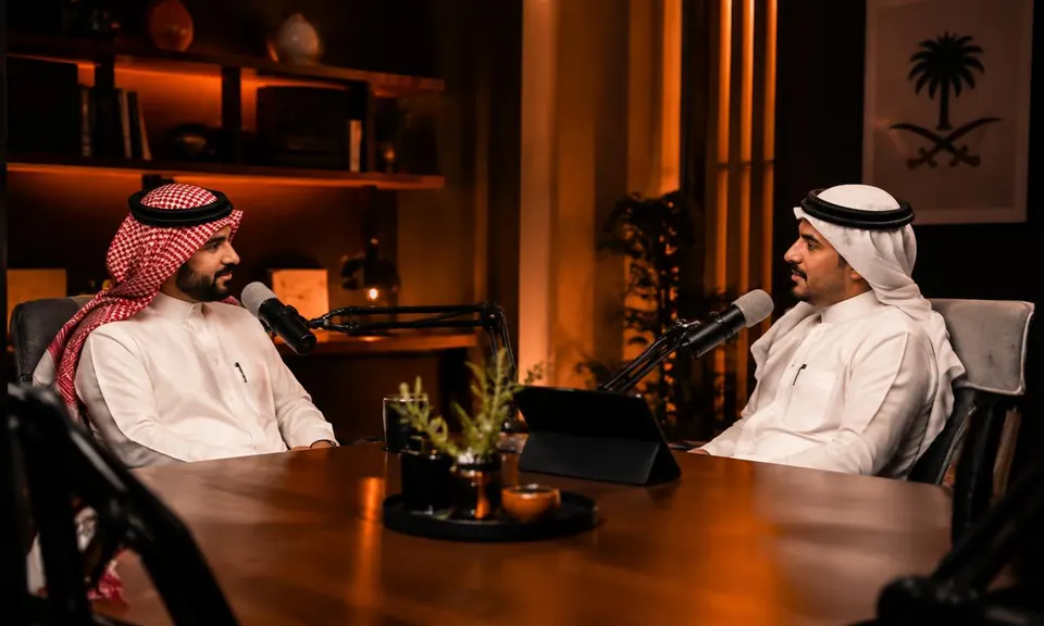 استوديو البودكاست والمقابلات